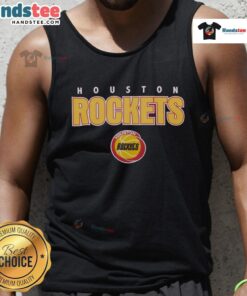 Premium Houston Rockets Throwback Tank Top featuring classic logo design and vibrant team colors for fans and collectors.
