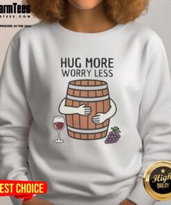 Premium Hug Wine Barrel sweatshirt for comfort and style, perfect for wine lovers who enjoy relaxation.