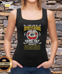 Premium Green Bay Packers tank top for game day, perfect for fans living in the District of Columbia.