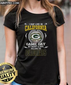 Premium ladies tee featuring Green Bay Packers logo, perfect for game day in California showcasing team spirit.