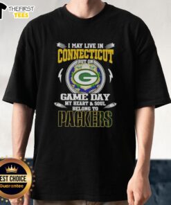 Premium Green Bay Packers T-shirt for fans in Connecticut, showcasing team pride on game day.