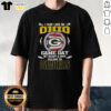 Alt Text: Premium Green Bay Packers T-Shirt: I May Live In Ohio But My Heart Belongs To Packers on Game Day.