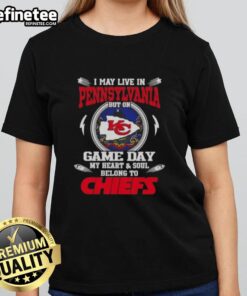 Alt Text: Premium ladies tee for Kansas City Chiefs fans, perfect for showing team spirit on game day in Pennsylvania.