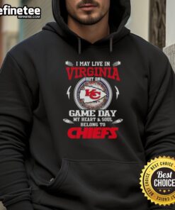 Kansas City Chiefs hoodie for fans living in Virginia, showcasing team spirit on game day with premium quality.