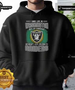 Premium Raiders hoodie showcasing team spirit for fans living in Washington on gameday.