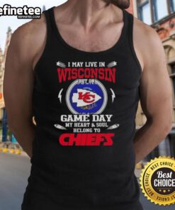 Premium tank top for Kansas City Chiefs fans in Wisconsin, showcasing team pride on game day with vibrant design.