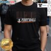 Alt Text: Premium Illinois Football Shield Slant T-Shirt featuring bold graphics and a comfortable fit for fans and players.