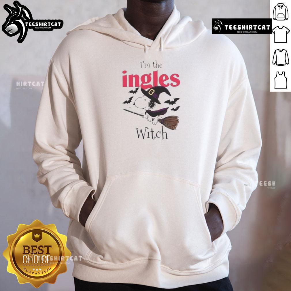 Premium I'M The Ingles Witch Snoopy Halloween Hoodie