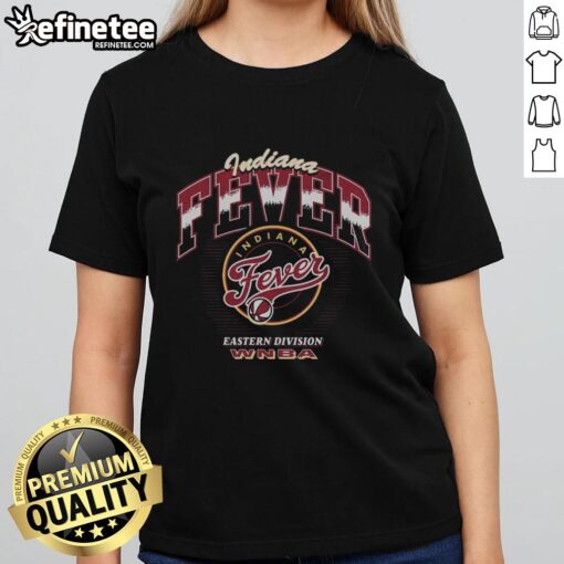 Premium Indiana Fever Pick And Roll Ladies Tee featuring vibrant team colors and comfortable fit for fans.