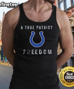 Alt Text: Premium Indianapolis Colts Football tank top featuring a patriotic design, perfect for true fans and summer wear.