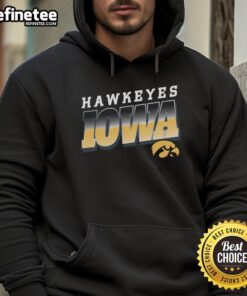 Premium Iowa Hawkeyes polished hoodie showcasing team logo and stylish design for fans and athletes.