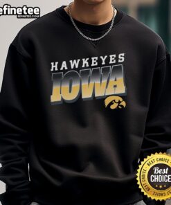 Premium Iowa Hawkeyes polished sweatshirt showcasing team logo and stylish design, perfect for fans and casual wear.