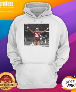 Premium Jerry Rice San Francisco 49ers NFL Pay Homage Hoodie featuring iconic team colors and design.