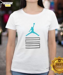 Alt Text: Premium Jordan Brooklyn AJ11 Classic Ladies Tee featuring a stylish design perfect for sneaker enthusiasts.