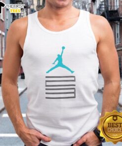 Alt Text: Premium Jordan Brooklyn AJ11 Classic Tank Top featuring iconic design and vibrant colors for stylish summer wear.