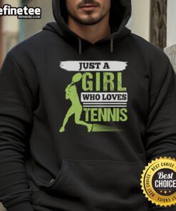 Premium hoodie design for girls who love tennis, featuring stylish graphics and comfortable fit, perfect for sports enthusiasts.