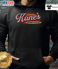 Premium Kanes Gaming Atwood Steams logo hoodie featuring a stylish design for gamers and enthusiasts.