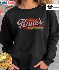 Premium Kanes Gaming Atwood Steams logo sweatshirt featuring a stylish design and comfortable fit for gamers.