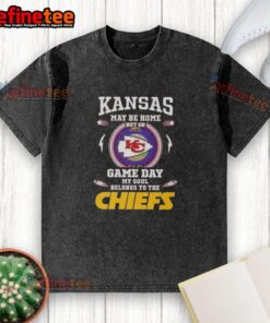 Premium Kansas City Chiefs washed t-shirt for game day, showcasing team spirit and comfort for loyal fans.