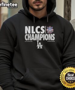 Premium Los Angeles Dodgers NLCS Champions 2025 hoodie for baseball lovers, featuring team colors and logo.