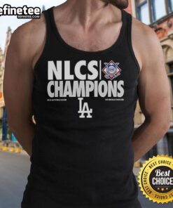 Premium Los Angeles Dodgers NLCS Champions 2025 tank top for baseball lovers, featuring team colors and logo design.