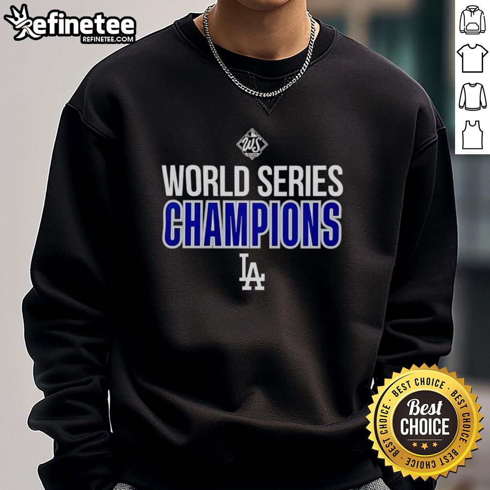 premium-los-angeles-dodgers-world-series-champions-2025-sweatshirt Premium Los Angeles Dodgers World Series Champions 2025 sweatshirt in blue, featuring team logo and championship details.