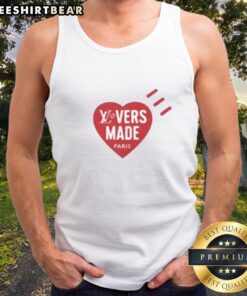 Alt Text: Premium LV Lovers Made Paris Heart Tank Top featuring stylish design and vibrant colors, perfect for fashion enthusiasts.