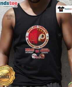 Premium Maryland Terrapins Skyline Tank Top for Saturdays and Washington Redskins Sundays, stylish and comfortable.