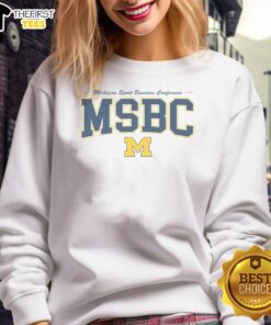 Alt Text: Vintage Premium Michigan Sport Business Conference sweatshirt featuring a classic design and comfortable fit.