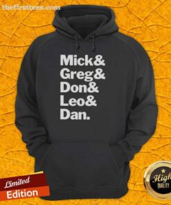 Premium Mick Greg Don Leo and Dan Hoodie featuring stylish design and comfortable fit, perfect for casual wear.