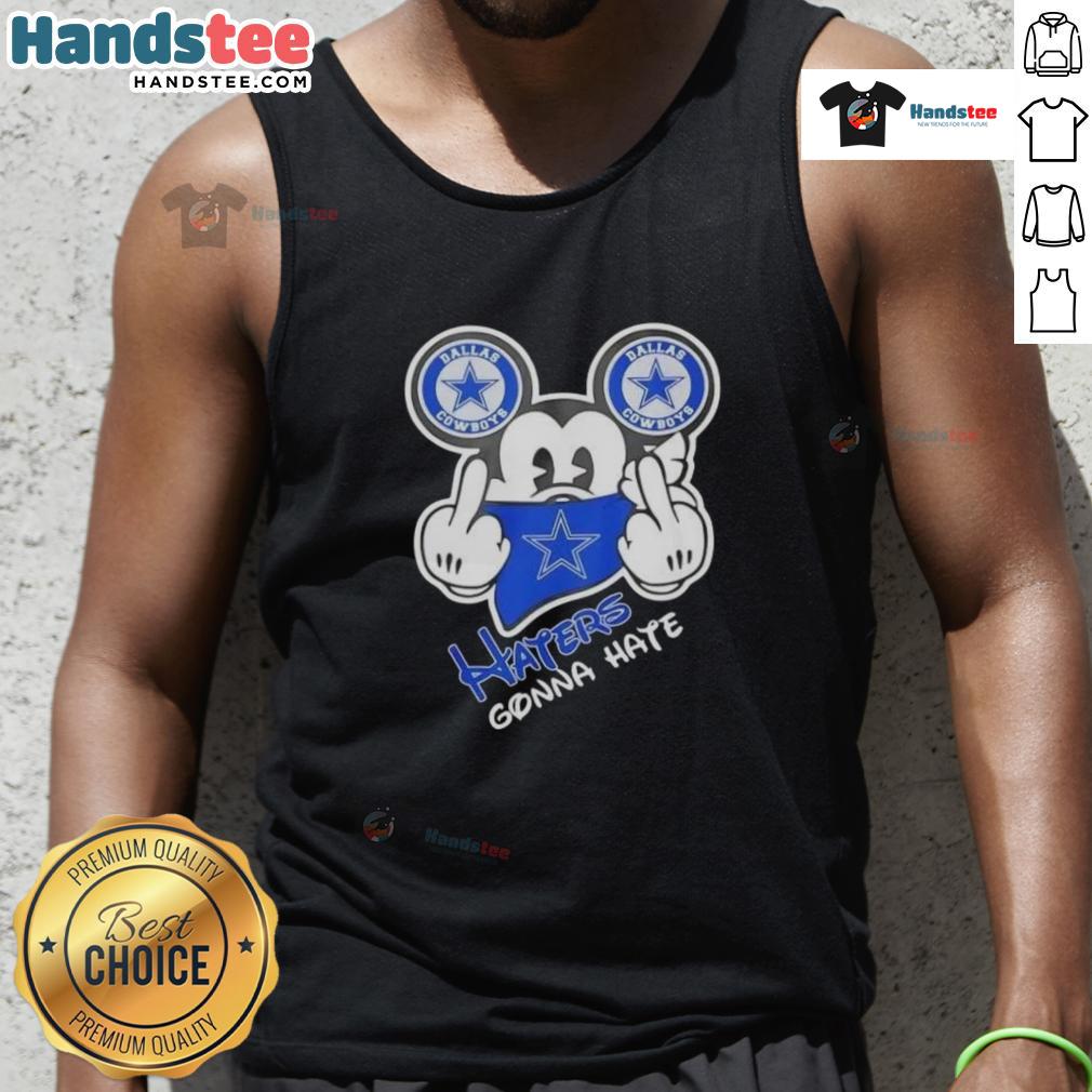 premium-mickey-x-dallas-cowboys-haters-gonna-hate-tank-top Premium Mickey X Dallas Cowboys 'Haters Gonna Hate' tank top featuring vibrant graphics and stylish design for fans.