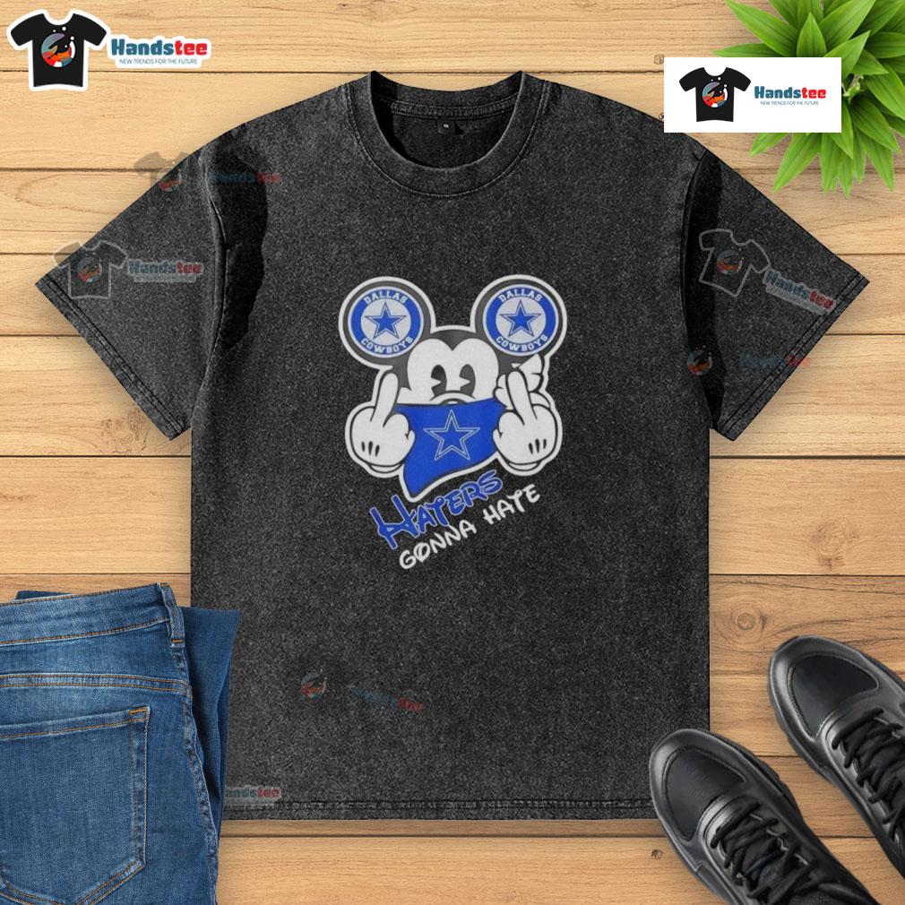 premium-mickey-x-dallas-cowboys-haters-gonna-hate-washed-t-shirt Premium Mickey X Dallas Cowboys 'Haters Gonna Hate' washed t-shirt showcasing a stylish design for fans.