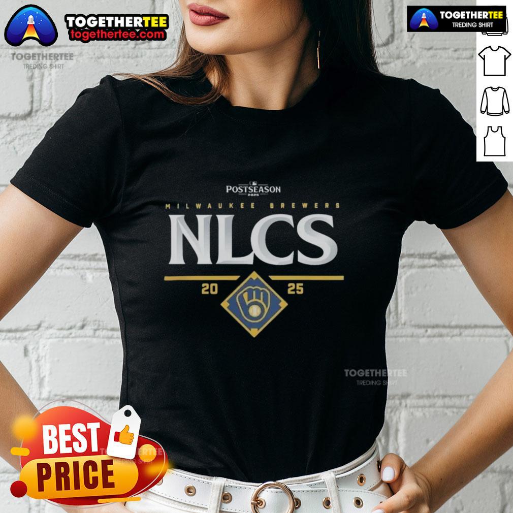 Premium Milwaukee Brewers NLCS 2025 National League Championship Series Ladies-Tee Premium Milwaukee Brewers NLCS 2025 Ladies Tee featuring team logo and championship design for fans.