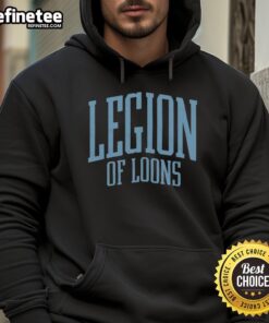 Premium Minnesota United Legion of Loons hoodie in black, featuring the team's logo and a comfortable fit for fans.