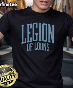 Premium Minnesota United Legion Of Loons T-Shirt featuring team logo and vibrant colors, perfect for soccer fans.