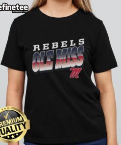 Premium Mississippi Rebels Ole Miss polished ladies tee in stylish design, perfect for game day and casual wear.