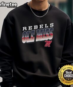 Premium Mississippi Rebels Ole Miss polished sweatshirt featuring vibrant team colors and a stylish design.
