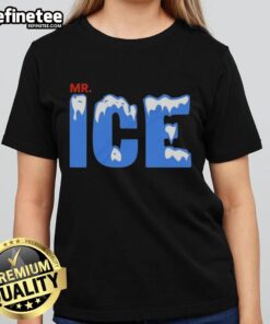 Premium Mr. ICE Ladies Tee featuring a stylish design, perfect for casual wear and fashion-forward women.