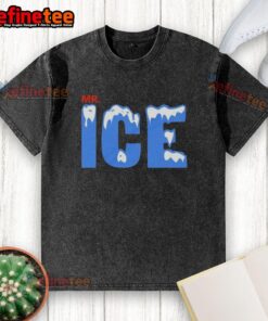 Premium Mr. ICE Washed T-Shirt in soft cotton, featuring a stylish design and comfortable fit for casual wear.