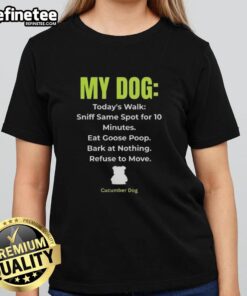 Premium My Dog Schedule Ladies Tee featuring a stylish design for dog lovers, perfect for casual outfits.