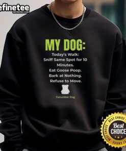 Premium My Dog Schedule Sweatshirt featuring a cozy design for dog lovers, perfect for everyday wear.