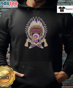 Premium Native American X Haskell Hoodie featuring vibrant designs and comfortable fit, perfect for casual wear.