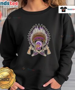 Premium Native American X Haskell sweatshirt showcasing vibrant design and comfortable fit for stylish casual wear.