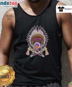 Premium Native American X Haskell tank top featuring vibrant designs and a comfortable fit for stylish summer wear.