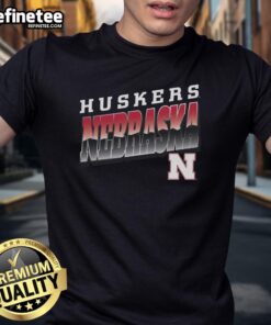 Premium Nebraska Cornhuskers Polished T-Shirt featuring vibrant team colors and logo, perfect for fans and game day attire.