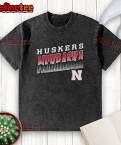 Alt Text: Premium Nebraska Cornhuskers polished washed t-shirt featuring vibrant colors and a comfortable fit for fans.