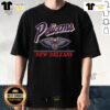 Premium New Orleans Pelicans Fly By Vintage T-Shirt featuring classic team logo on soft fabric, perfect for fans.