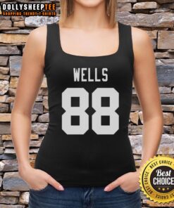 Premium New York Giants Juice Wells 88 tank top featuring vibrant team colors and bold graphics for fans.