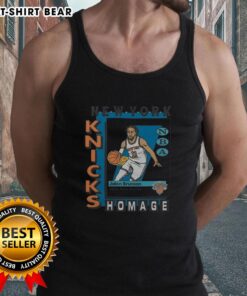 Premium New York Knicks trading card featuring Jalen Brunson on a stylish tank top design.