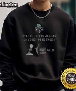 Premium New York Liberty 2025 WNBA Finals sweatshirt showcasing team spirit and style for the championship season.